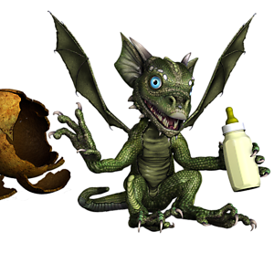 <b>Artemis Fox</b> ist ein weibliches Drachenbaby. Mit der richtigen Pflege wird es schnell wachsen und stark genug zum Fliegen werden.