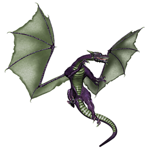 <b>Purple</b> ist ein junger, erwachsener Drache. Er kann nun an Kämpfen in der Arena teilnehmen.