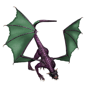 <b>Lightpurplestar</b> ist ein jugendlicher Drache. Gutes Training bereitet den jungen Drachen optimal auf seine Aufgaben in der Arena vor.