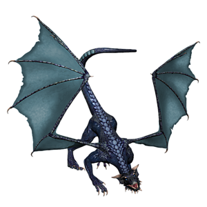 <b>Saphira</b> ist ein jugendlicher Drache. Gutes Training bereitet den jungen Drachen optimal auf seine Aufgaben in der Arena vor.