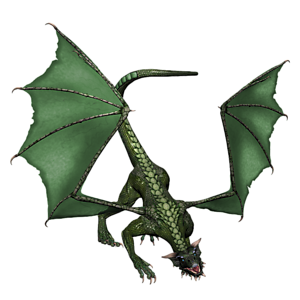 <b>Green Canary</b> ist ein jugendlicher Drache. Gutes Training bereitet den jungen Drachen optimal auf seine Aufgaben in der Arena vor.