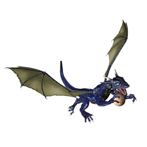 <b>Serina</b> ist ein Drachenkind. Nun ist der richtige Moment, dem Kleinen Fliegen, Feuerspucken usw. beizubringen.