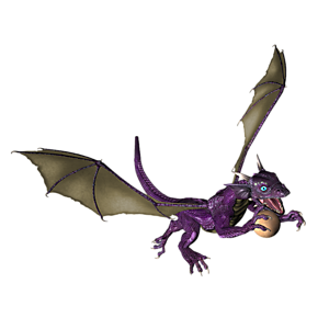 <b>Zest</b> ist ein Drachenkind. Nun ist der richtige Moment, dem Kleinen Fliegen, Feuerspucken usw. beizubringen.