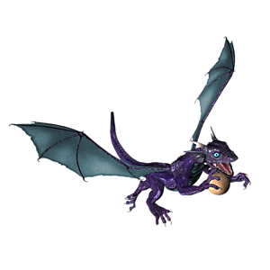 <b>Igirisu</b> ist ein Drachenkind. Nun ist der richtige Moment, dem Kleinen Fliegen, Feuerspucken usw. beizubringen.