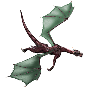 <b>S. O. Pinnatus Veteranus</b> ist ein erfahrener, erwachsener Drache.