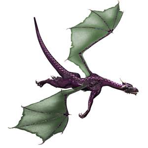 <b>Amethystia</b> ist ein erfahrener, erwachsener Drache.