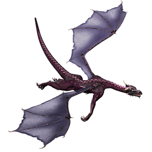 <b>Amethystia</b> ist ein erfahrener, erwachsener Drache.