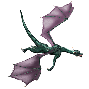 <b>Violettaria</b> ist ein erfahrener, erwachsener Drache.