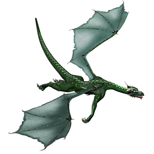 <b>Dat Flugviech</b> ist ein erfahrener, erwachsener Drache.