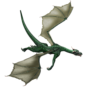 <b>GreenCarinus K</b> ist ein erfahrener, erwachsener Drache.