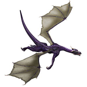 <b>Amethyst VA </b> ist ein erfahrener, erwachsener Drache.