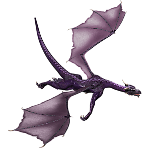 <b>Purple</b> ist ein erfahrener, erwachsener Drache.