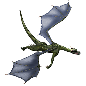 <b>Dervorgilla</b> ist ein erfahrener, erwachsener Drache.