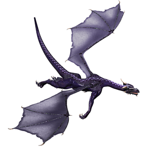 <b>Spotted Violett</b> ist ein erfahrener, erwachsener Drache.