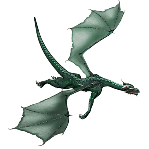 <b>Dragon</b> ist ein erfahrener, erwachsener Drache.